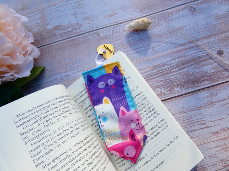 Marque-page en tissu personnalisé